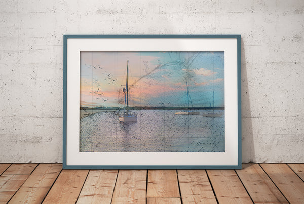 Peaceful Harbor Unframed Print