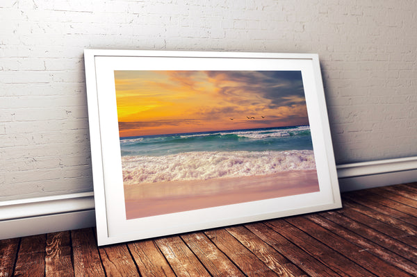 Navarre Beach Sunset (Unframed Print)