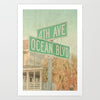 Ocean Boulevard (Unframed Print)